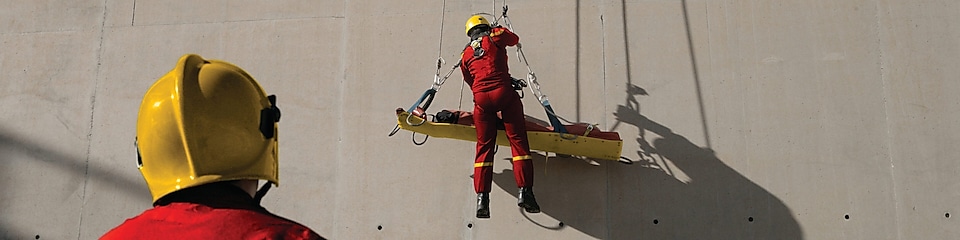 Exercice de sauvetage SSSE dans une raffinerie